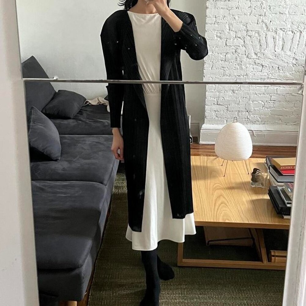 IM Pleats Please long coat